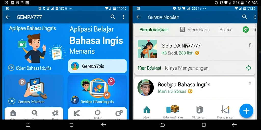 Tampilan antarmuka pengguna GEMPA777 yang menarik dan intuitif.