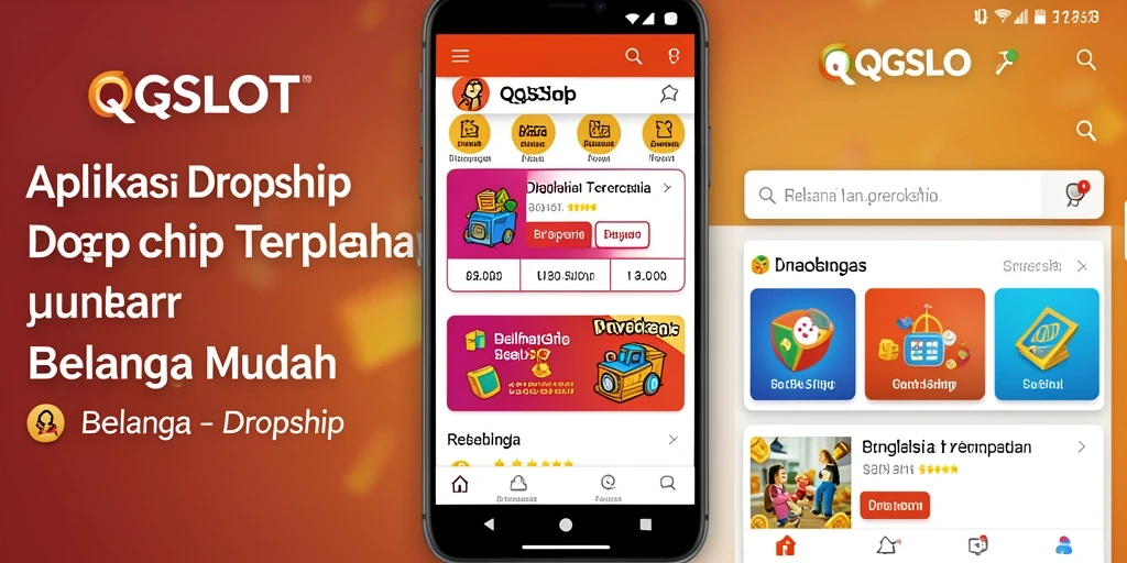 Antarmuka QQSLOT yang ramah pengguna untuk dropshipping.