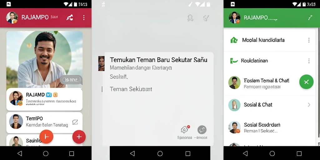 Tampilan antarmuka RAJAMPO yang menarik dan fungsional.